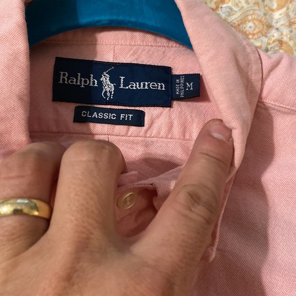 Mens polo Ralph Lauren size medium button up - Picture 2 of 7